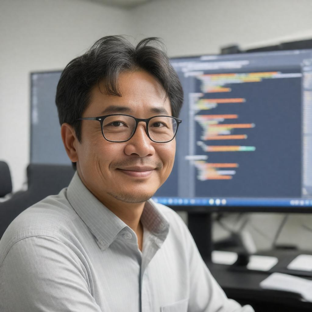 AI-created image of Yoshiki Ohshima