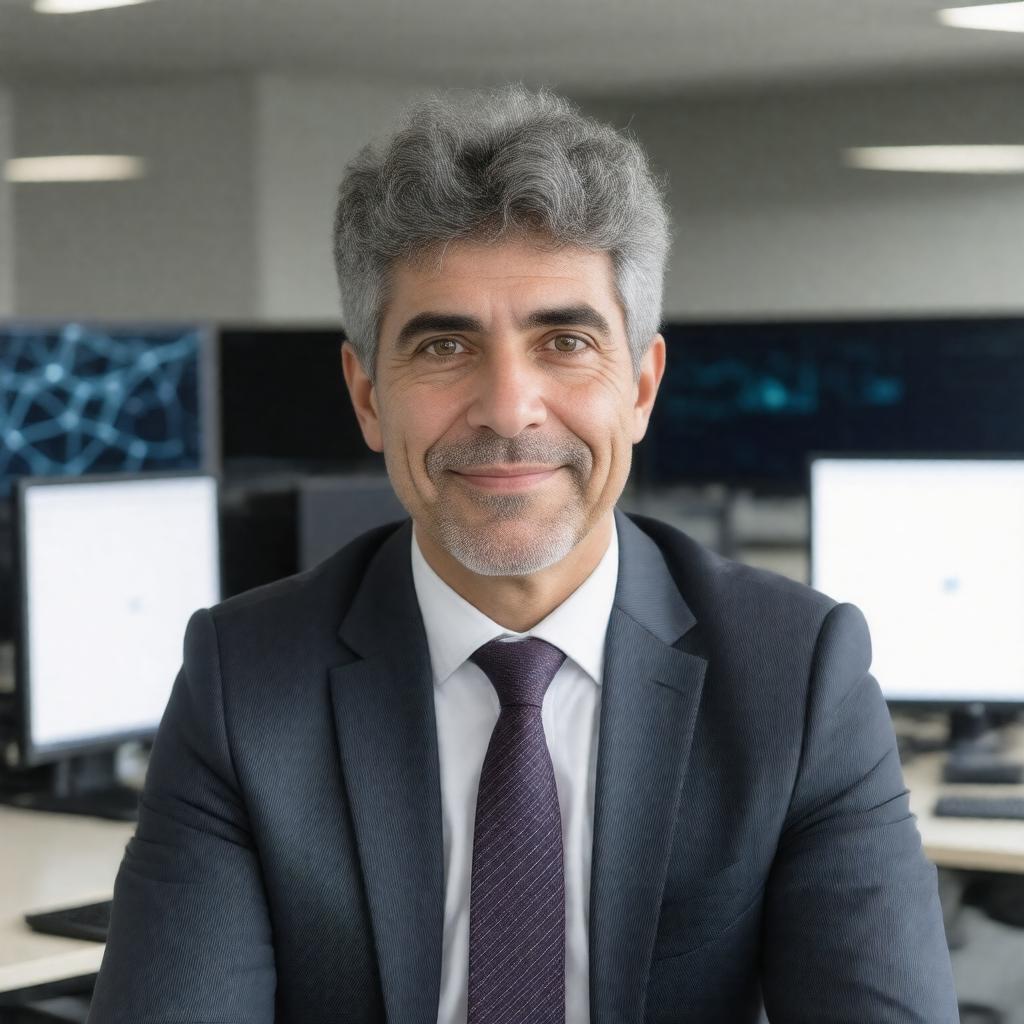 AI-created image of Yoshua Bengio