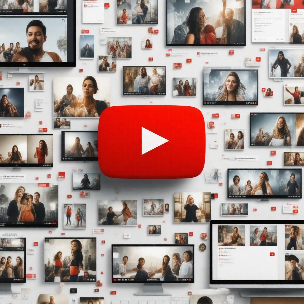AI-created image of YouTube