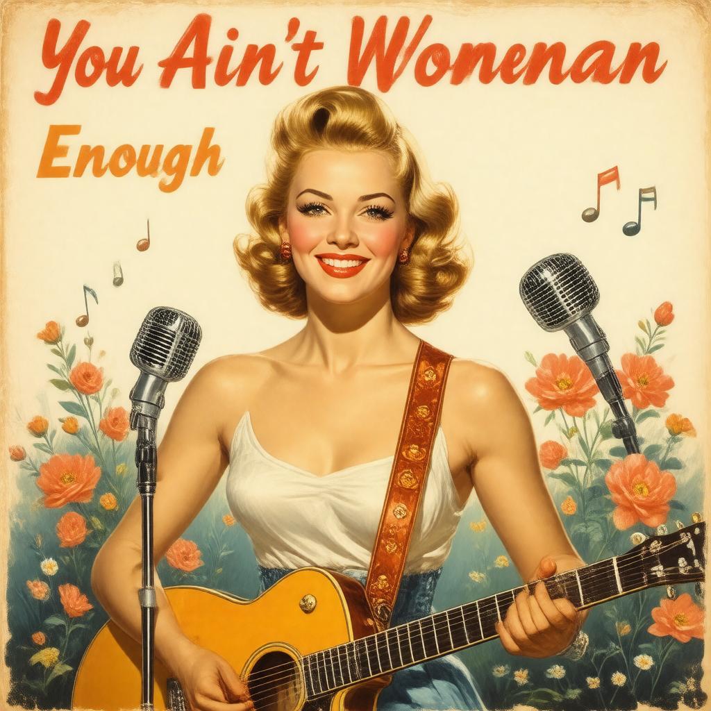 AI-created image of You Ain't Woman Enough