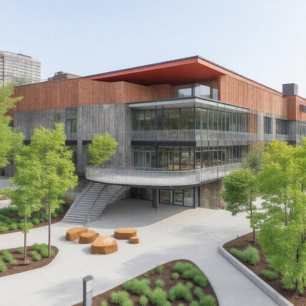 Click to view larger image AI-created image of Young Achievers Science and Math Pilot School