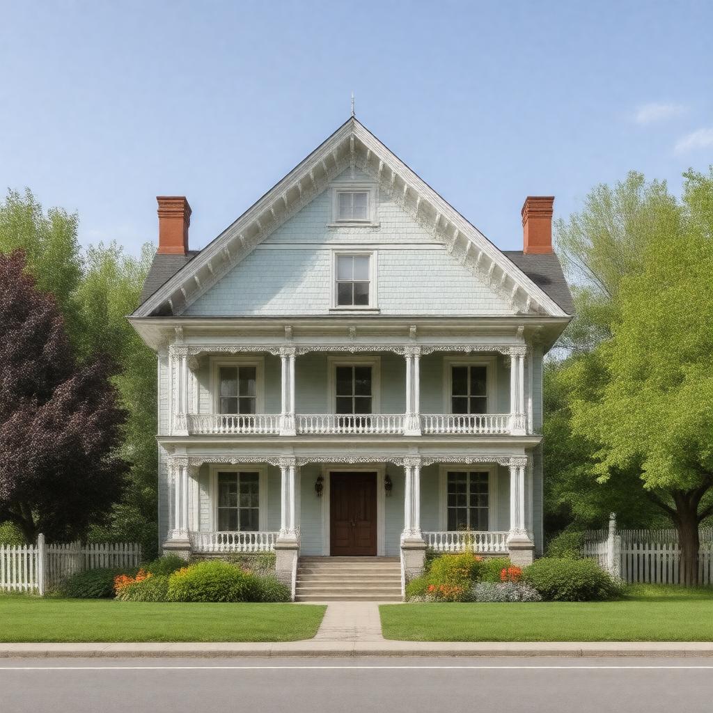 Click to view larger image AI-created image of Young Orchard House