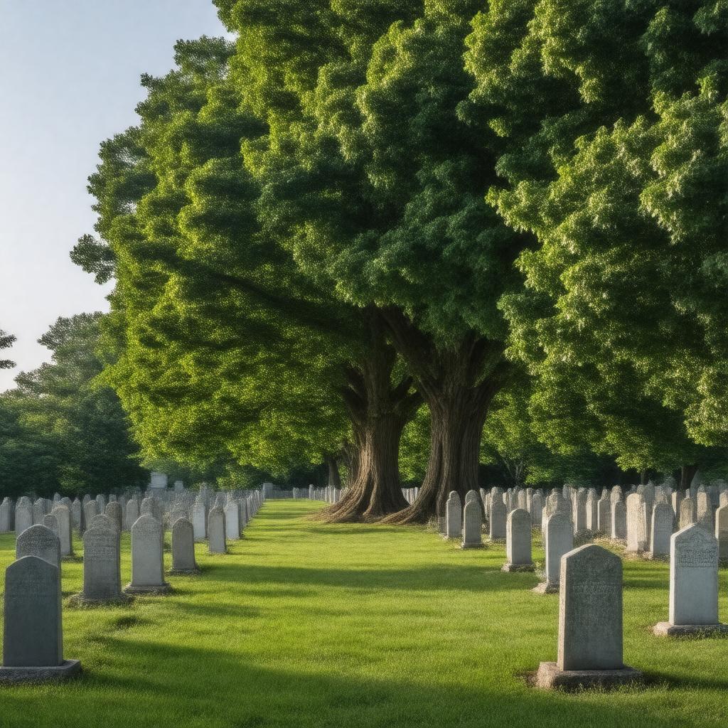 AI-created image of Youngs Memorial Cemetery
