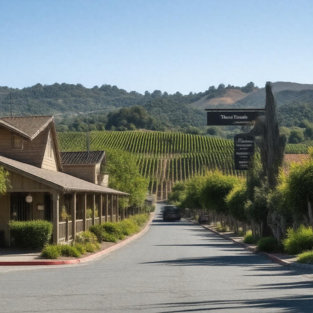 AI-created image of Yountville