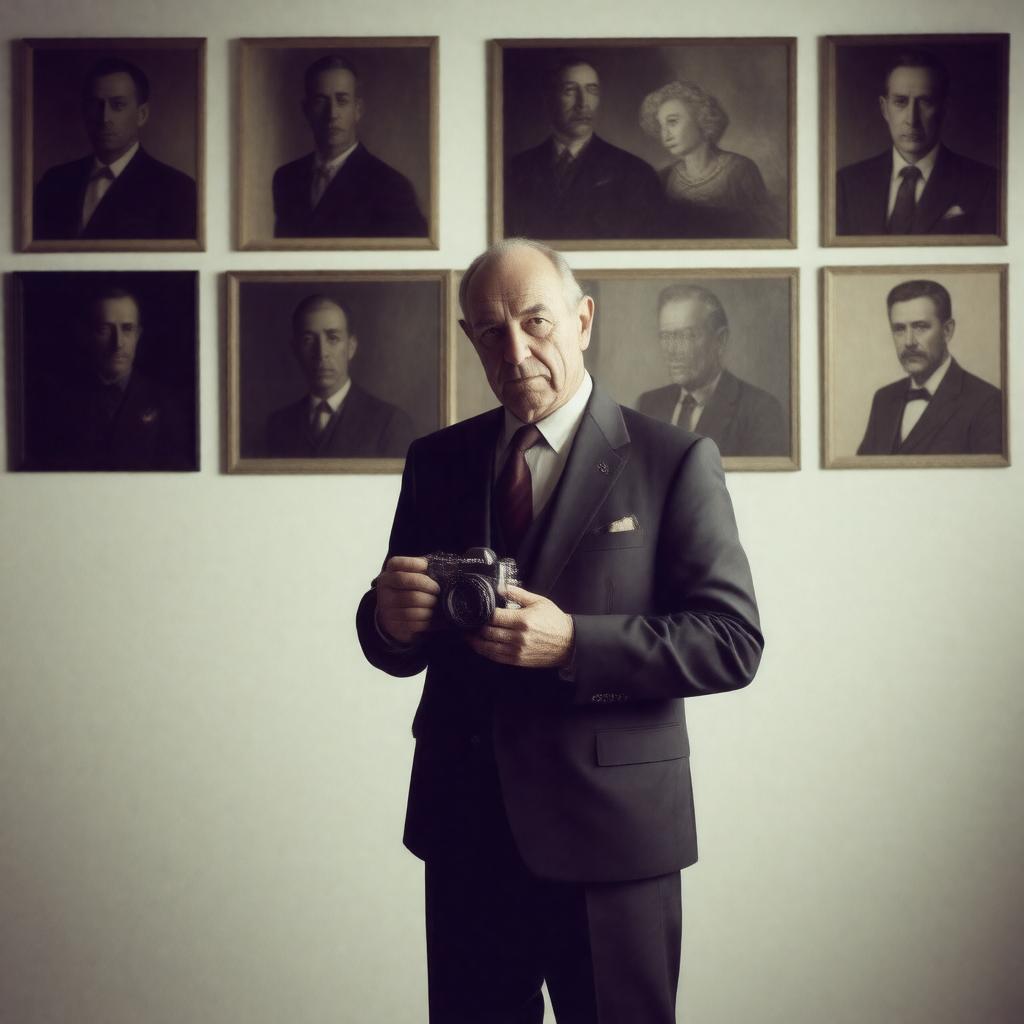 Click to view larger image AI-created image of Yousuf Karsh