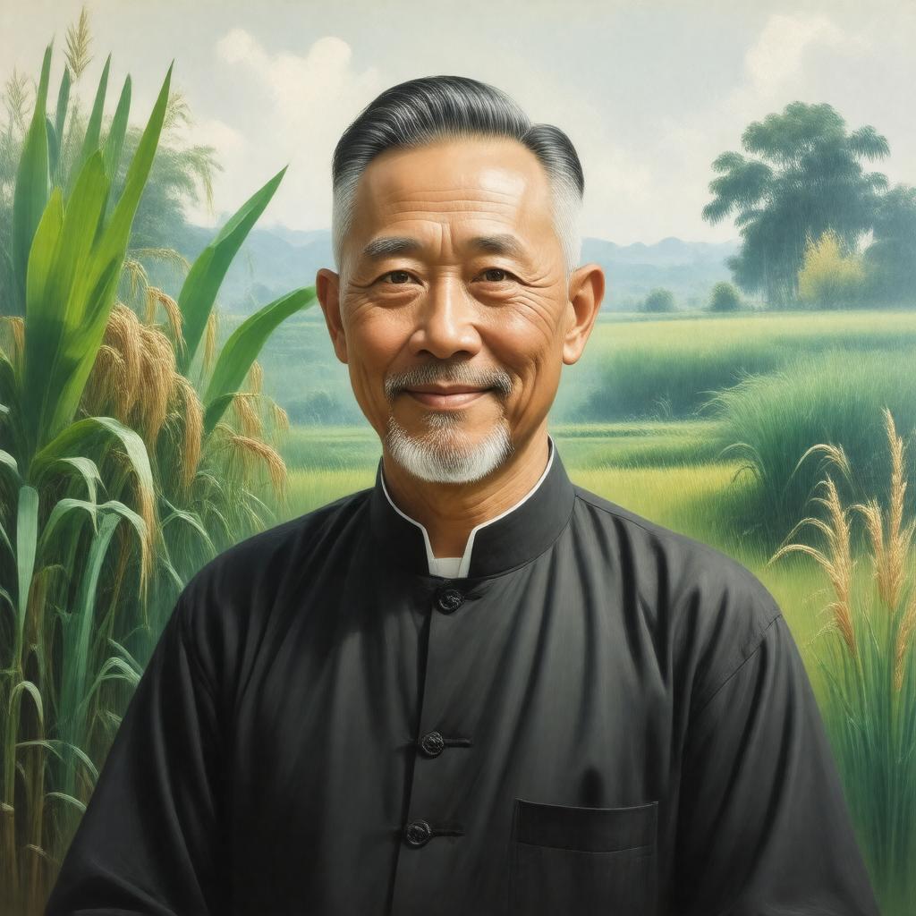AI-created image of Yuan Longping