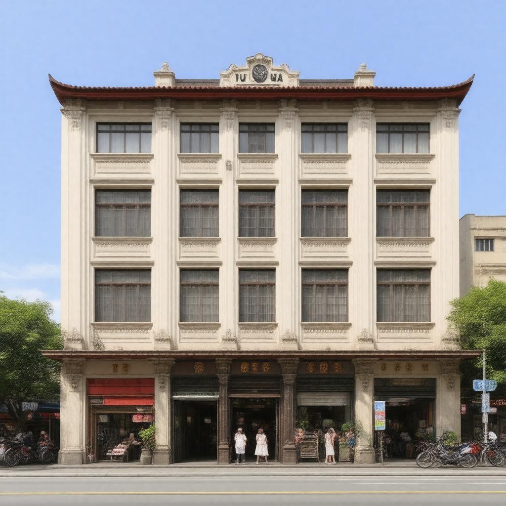 AI-created image of Yue Hwa Building