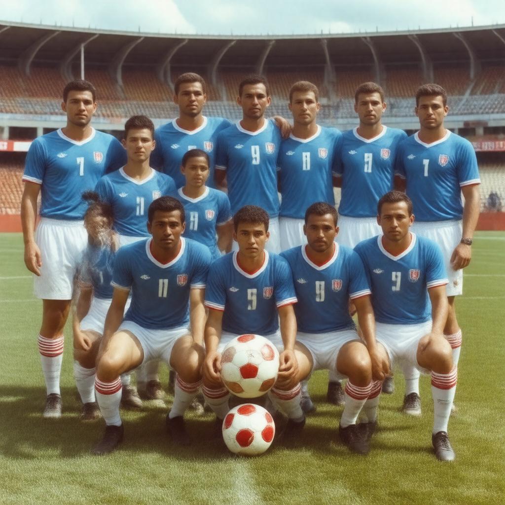 AI-created image of Yugoslavia national football team