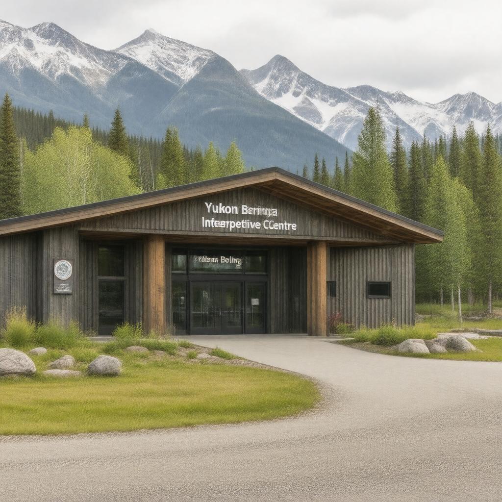 AI-created image of Yukon Beringia Interpretive Centre