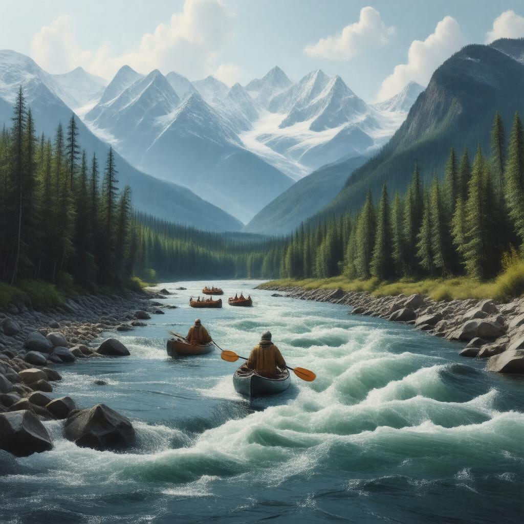 AI-created image of Yukon River