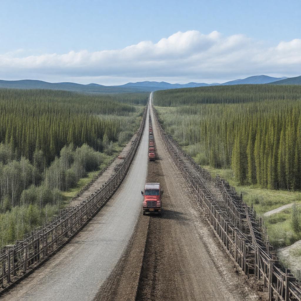 AI-created image of Yukon River Bridge