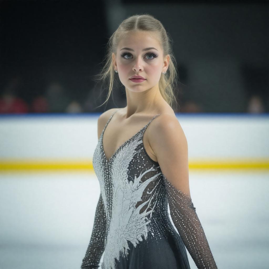 AI-created image of Yulia Lipnitskaya