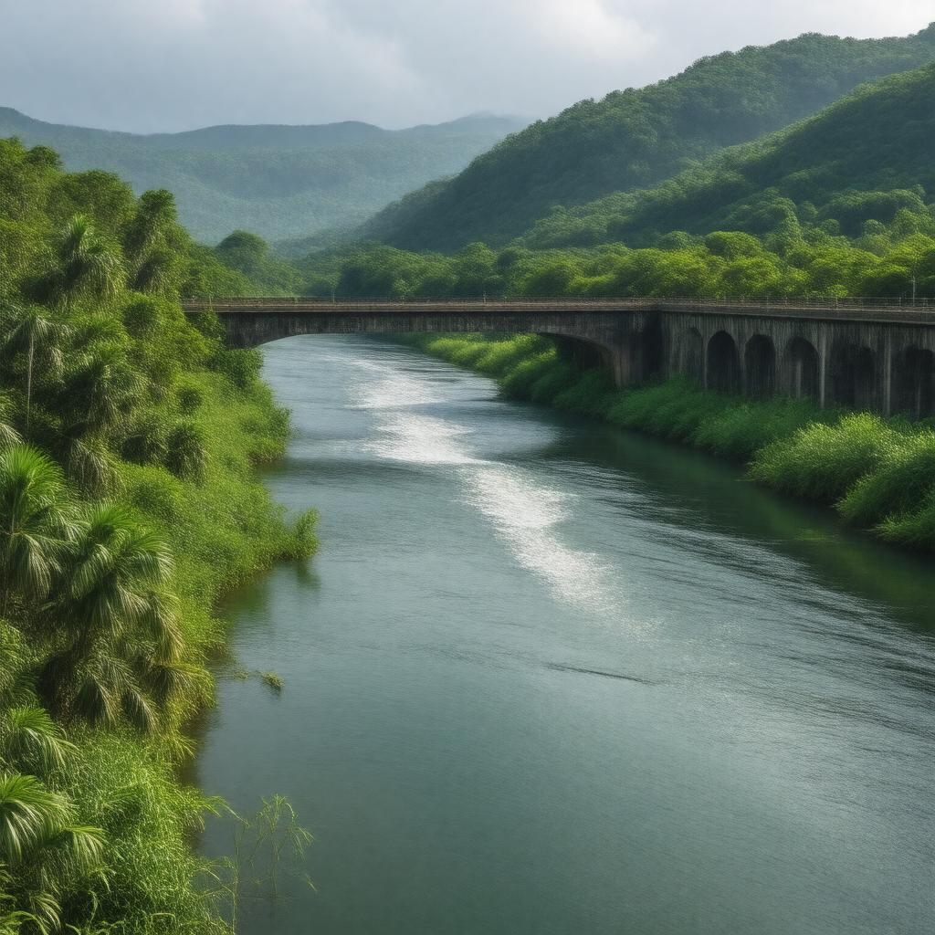 AI-created image of Yumurí River