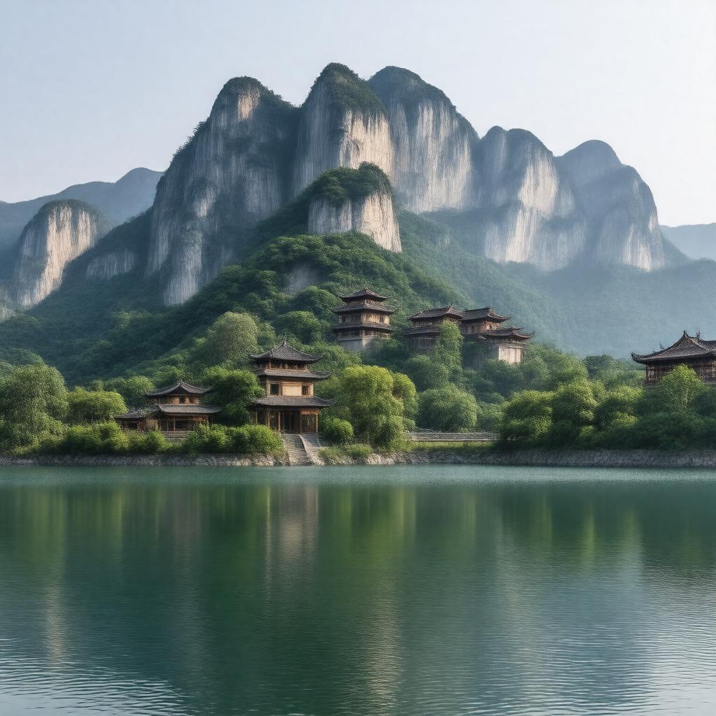 AI-created image of Yunlong Mountain