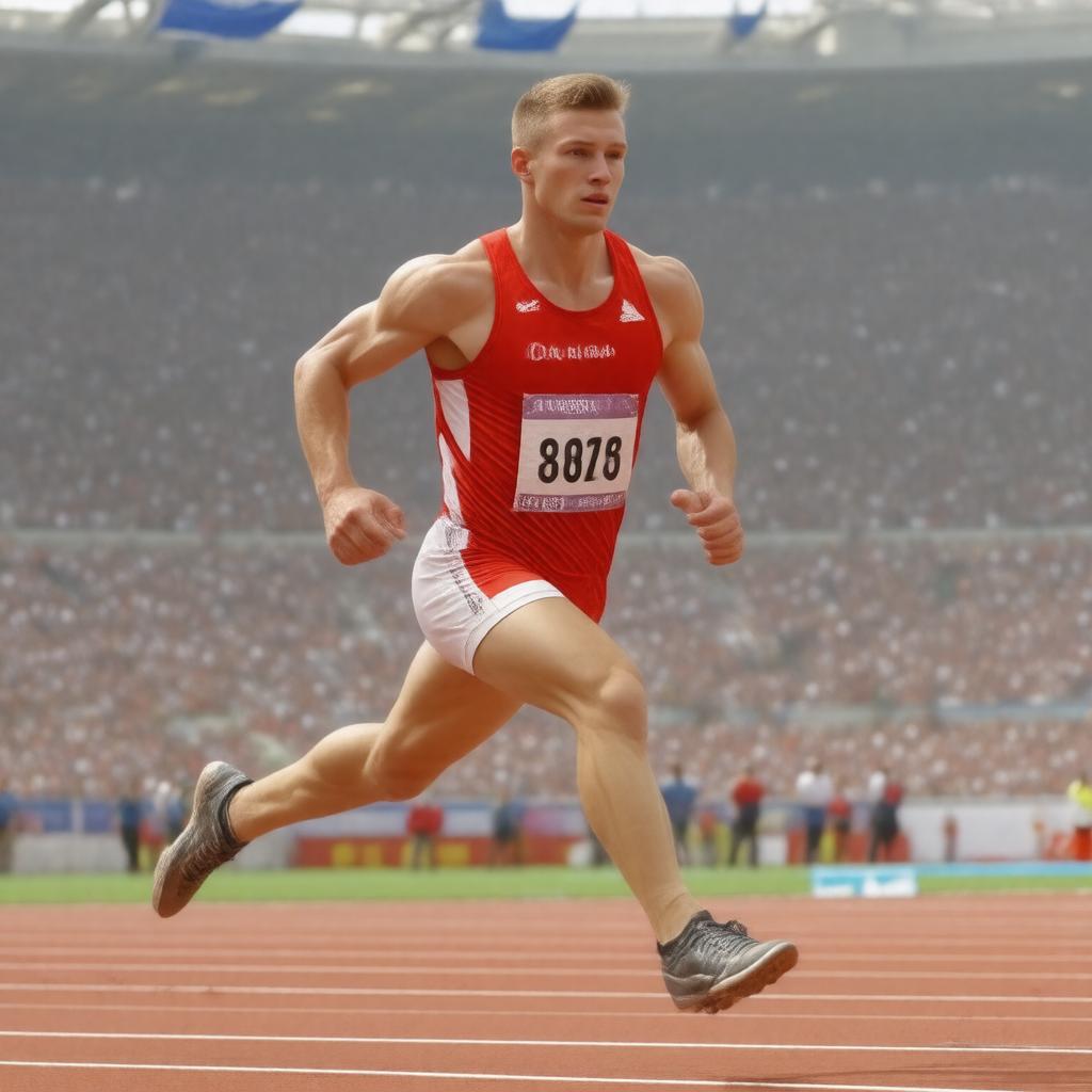 AI-created image of Yuri Borzakovsky