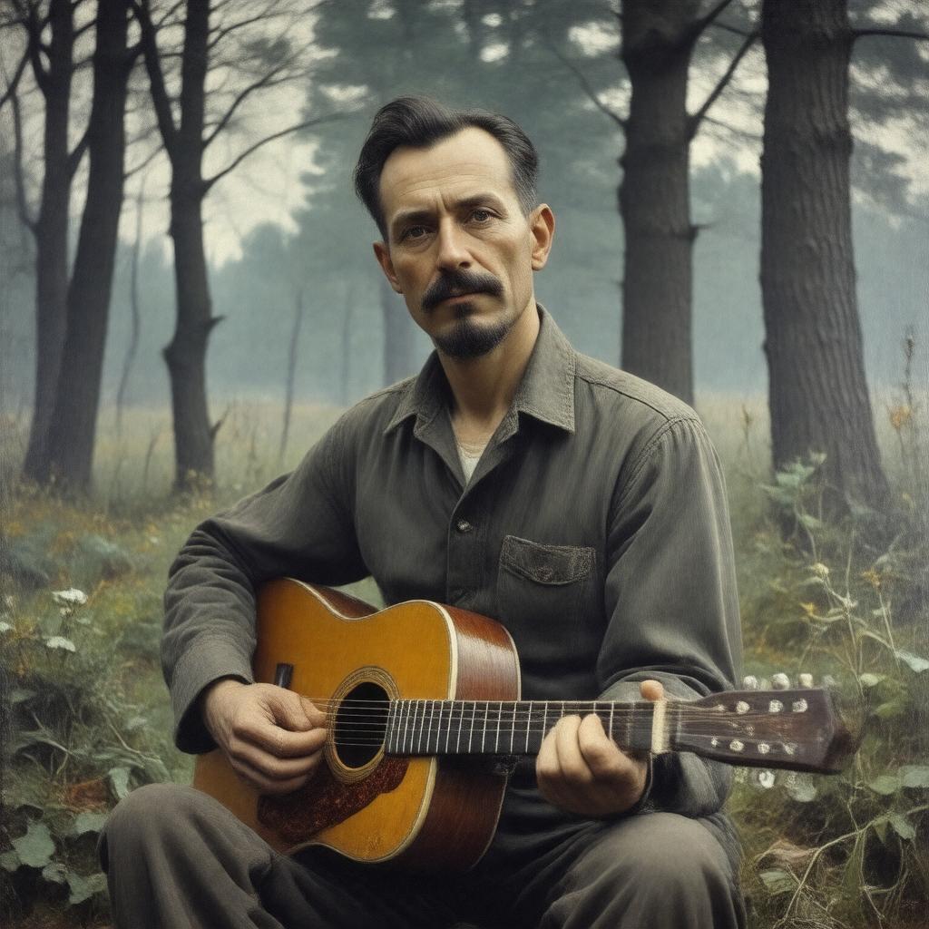 Click to view larger image AI-created image of Yuri Vizbor