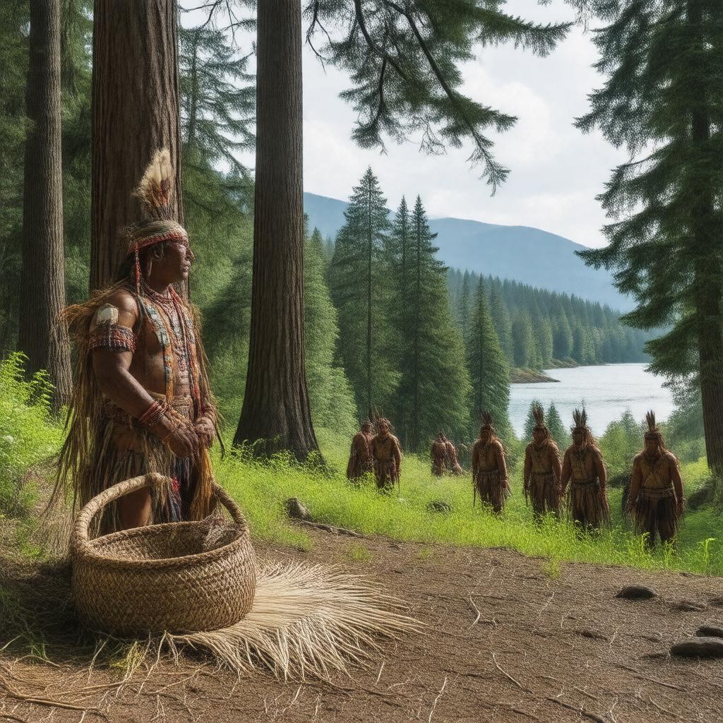 AI-created image of Yurok Tribe, California