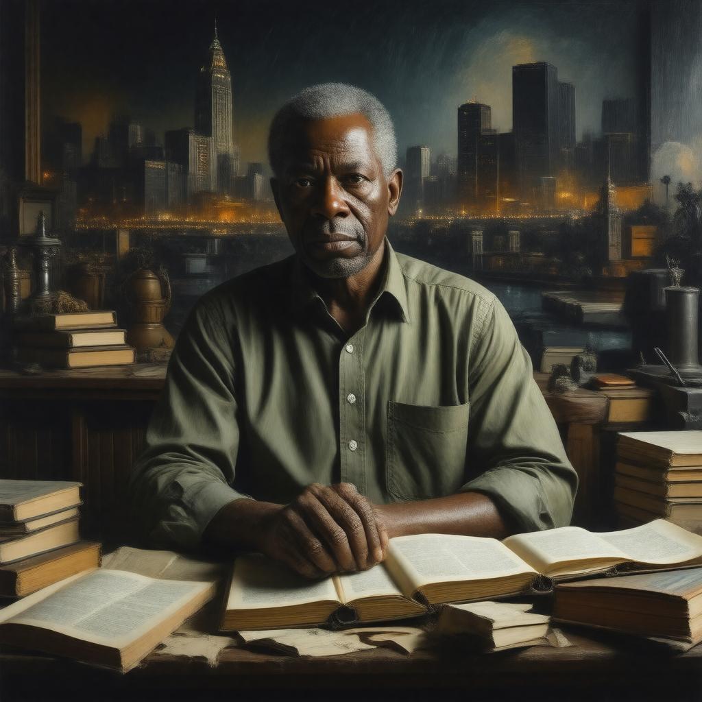AI-created image of Yusef Komunyakaa