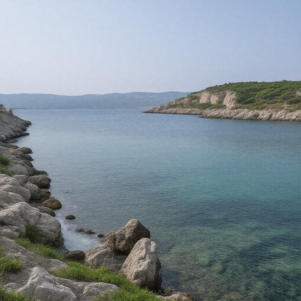 AI-created image of Yuzhne Bay