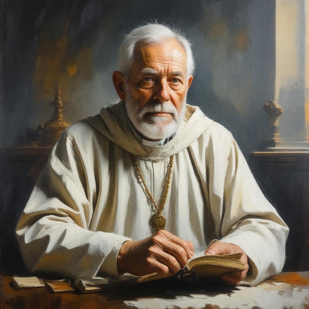 AI-created image of Yves Congar