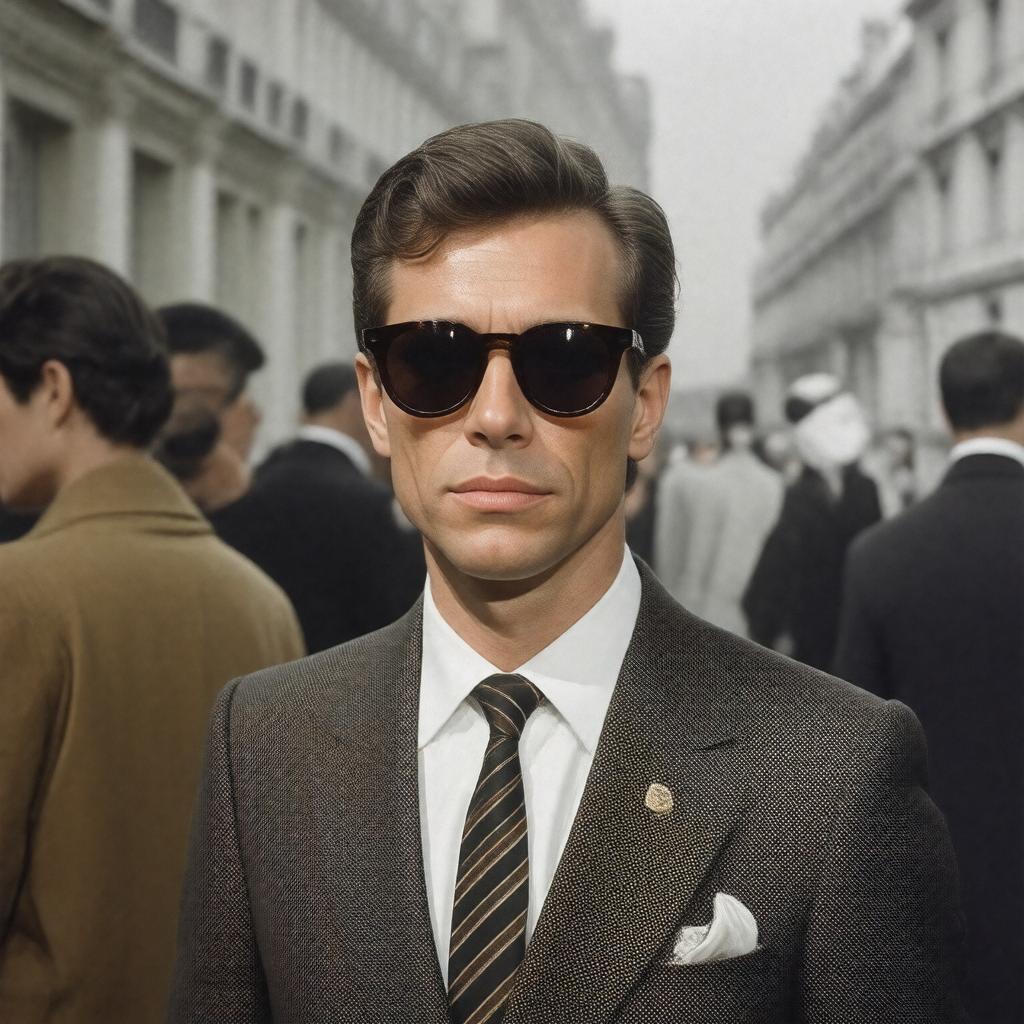 AI-created image of Yves Saint Laurent