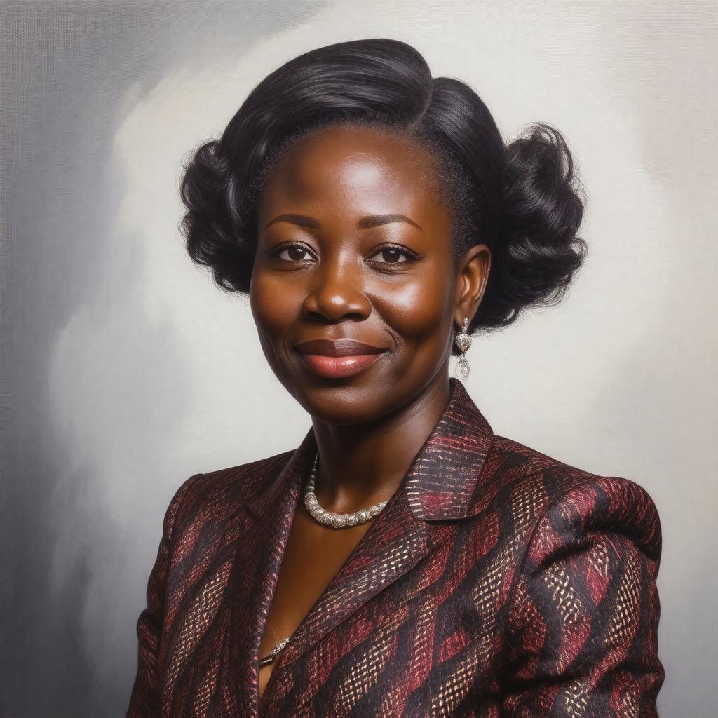 Click to view larger image AI-created image of Yvonne Aki-Sawyerr