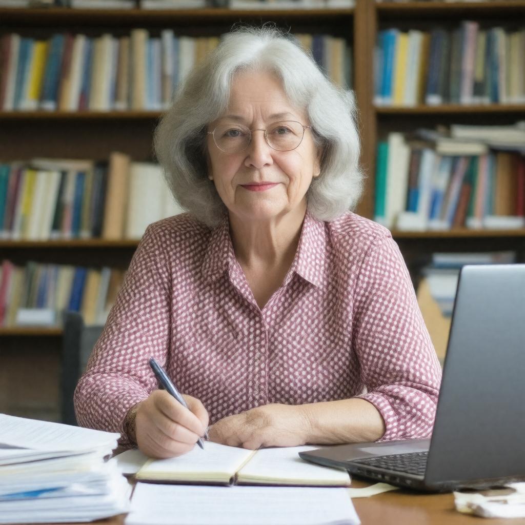 AI-created image of Yvonne Roberts