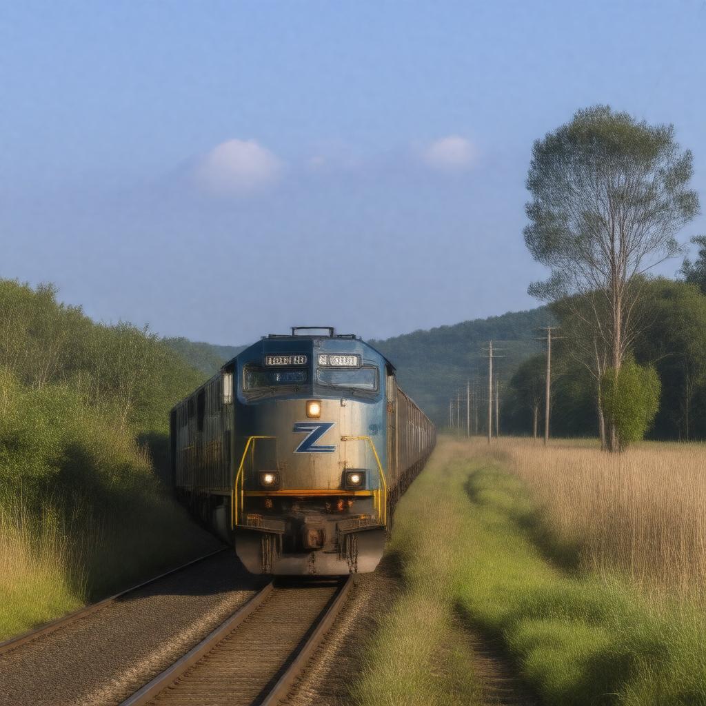 Click to view larger image AI-created image of Z train