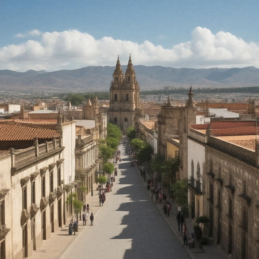 AI-created image of Zacatecas, Mexico