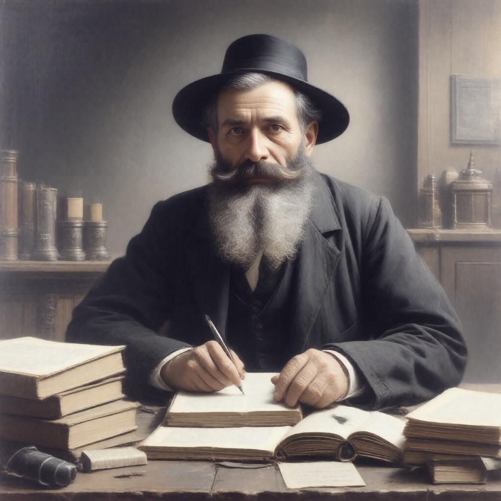 AI-created image of Zacharias Frankel