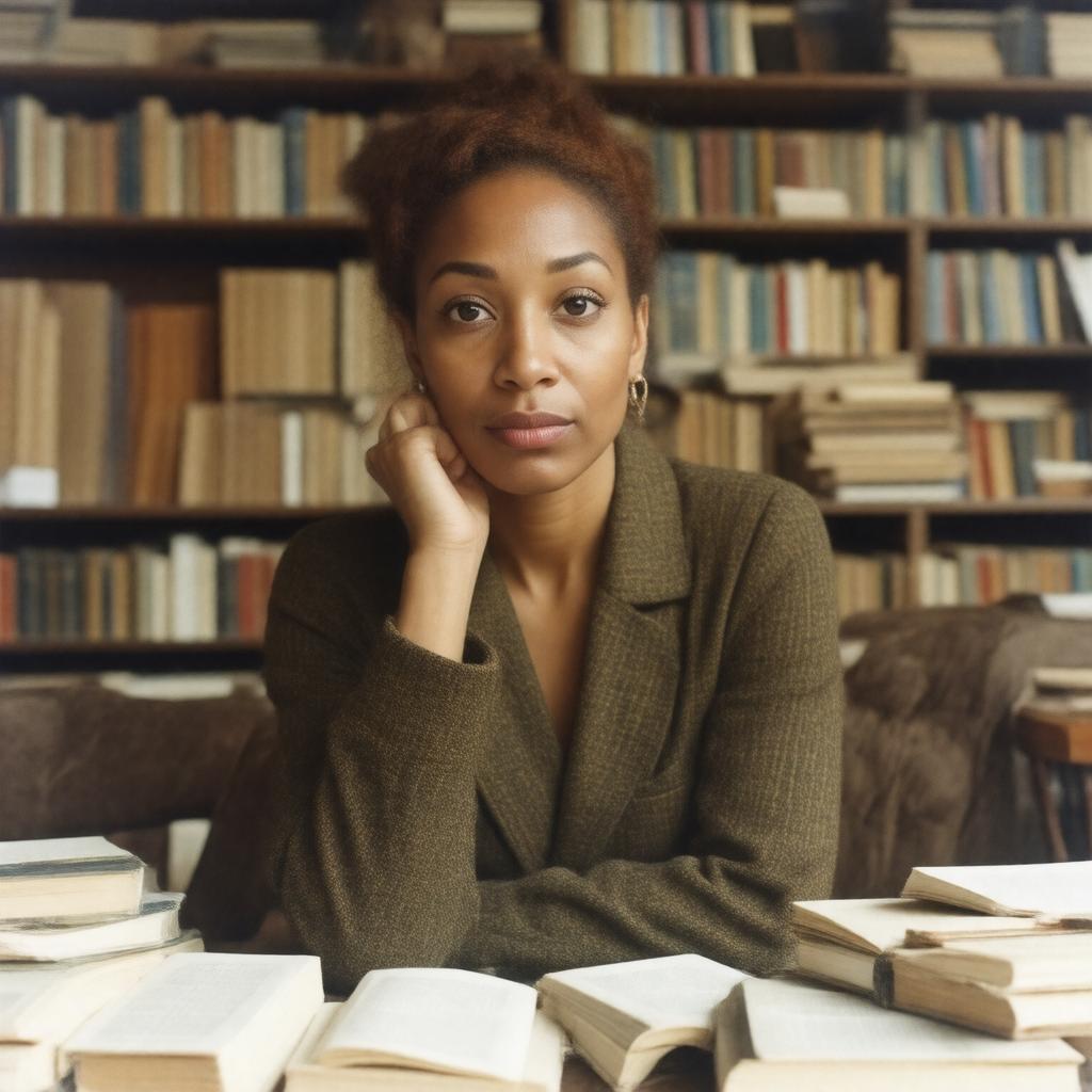 AI-created image of Zadie Smith