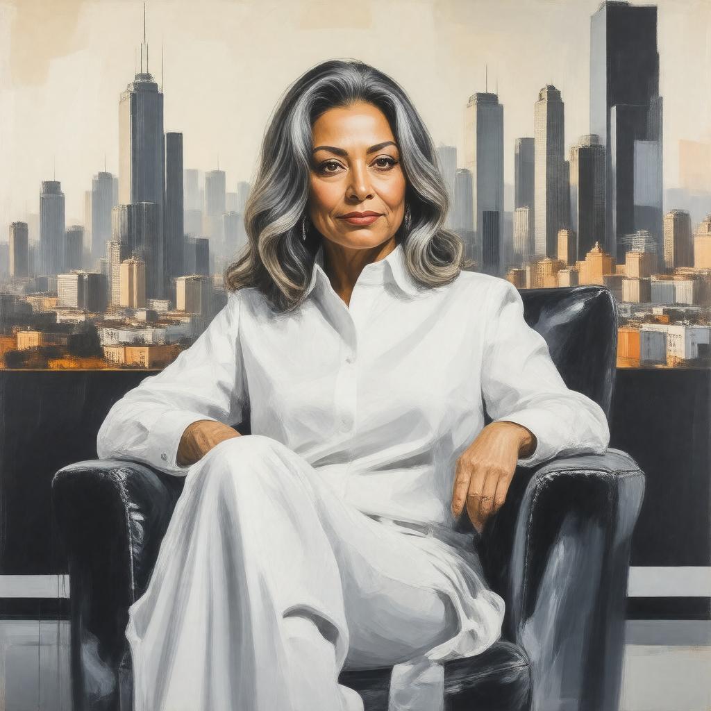 AI-created image of Zaha Hadid