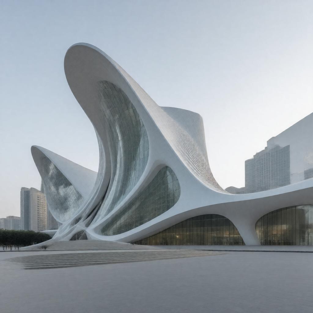 AI-created image of Zaha Hadid Architects