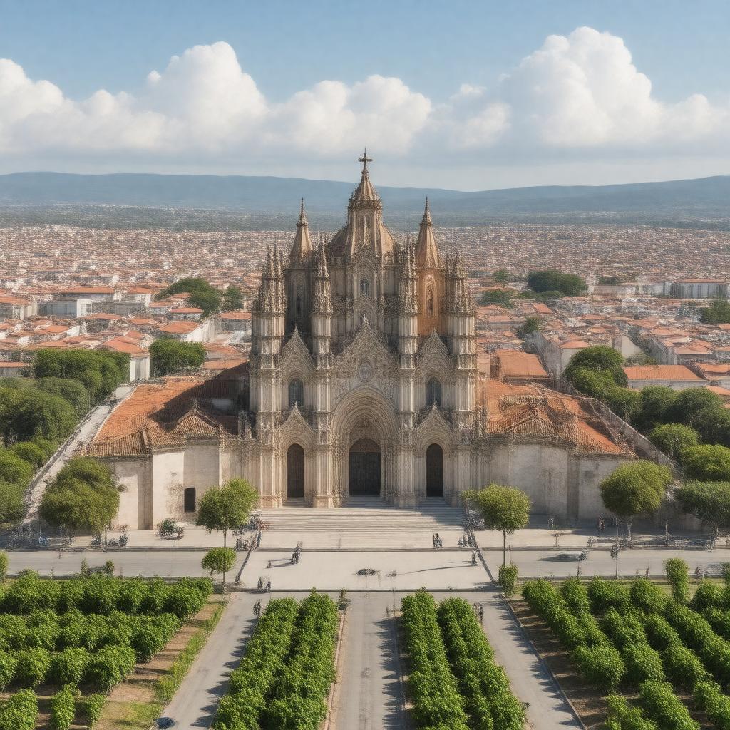 AI-created image of Zamora, Michoacán