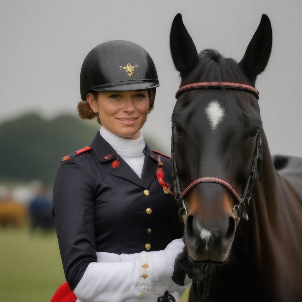 AI-created image of Zara Tindall