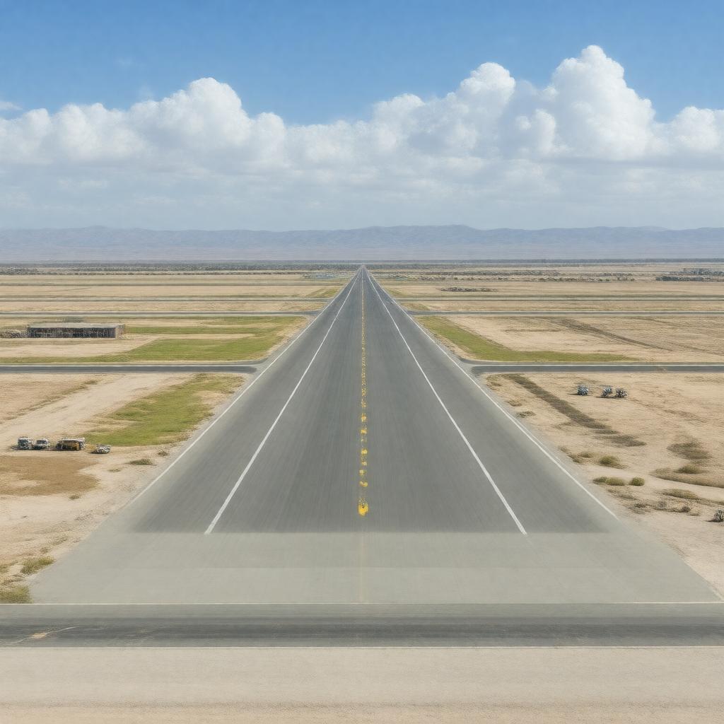 AI-created image of Zarafshan Airport
