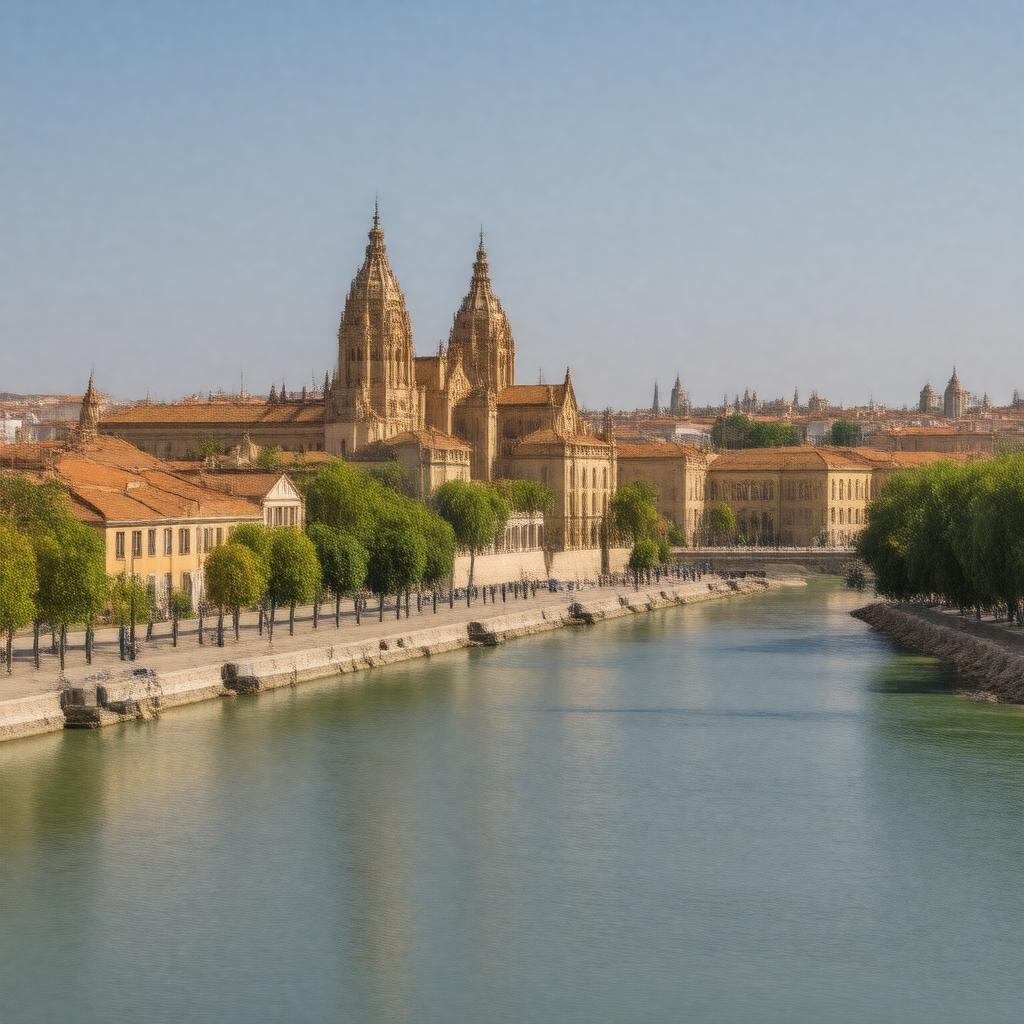 AI-created image of Zaragoza