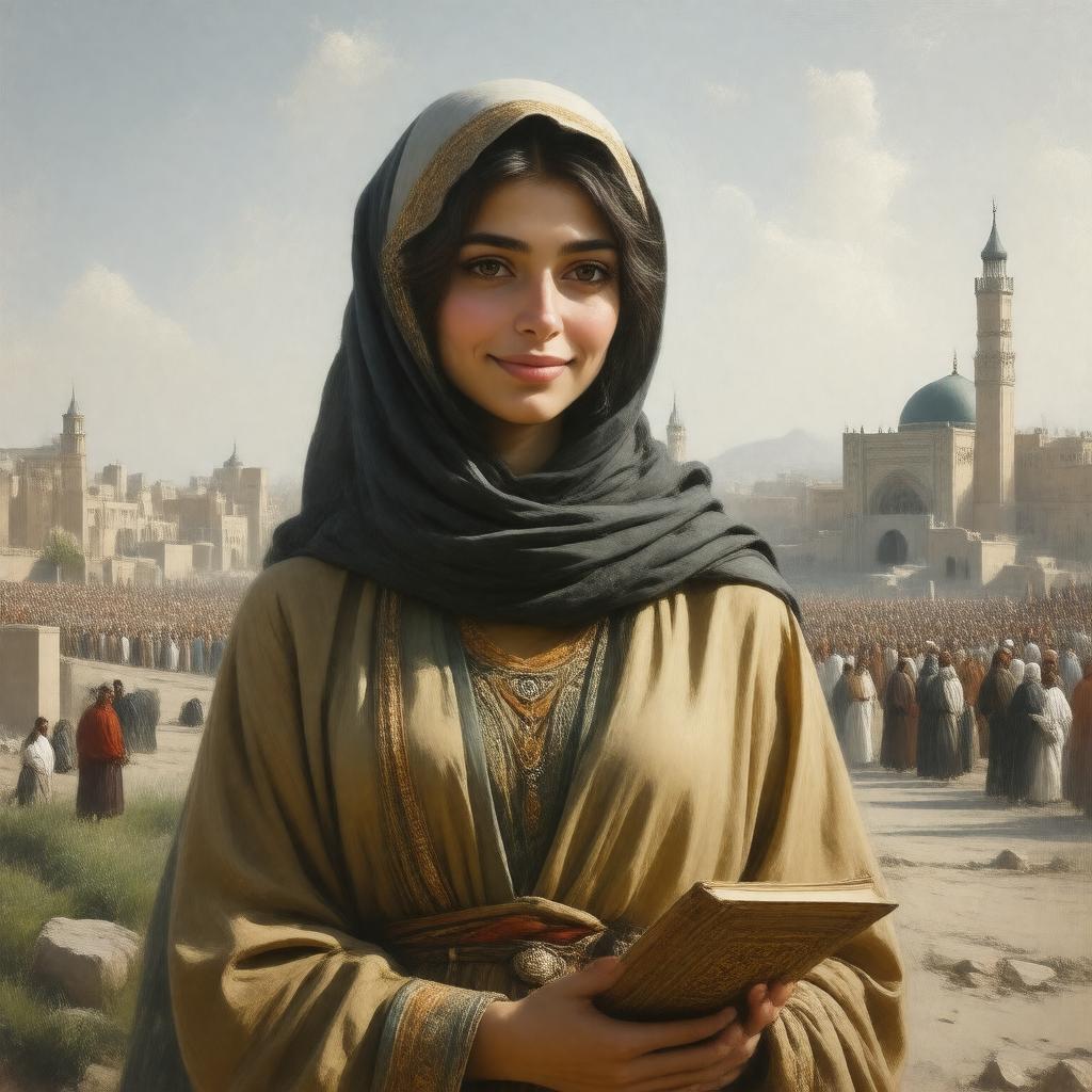 AI-created image of Zaynab bint Jahsh