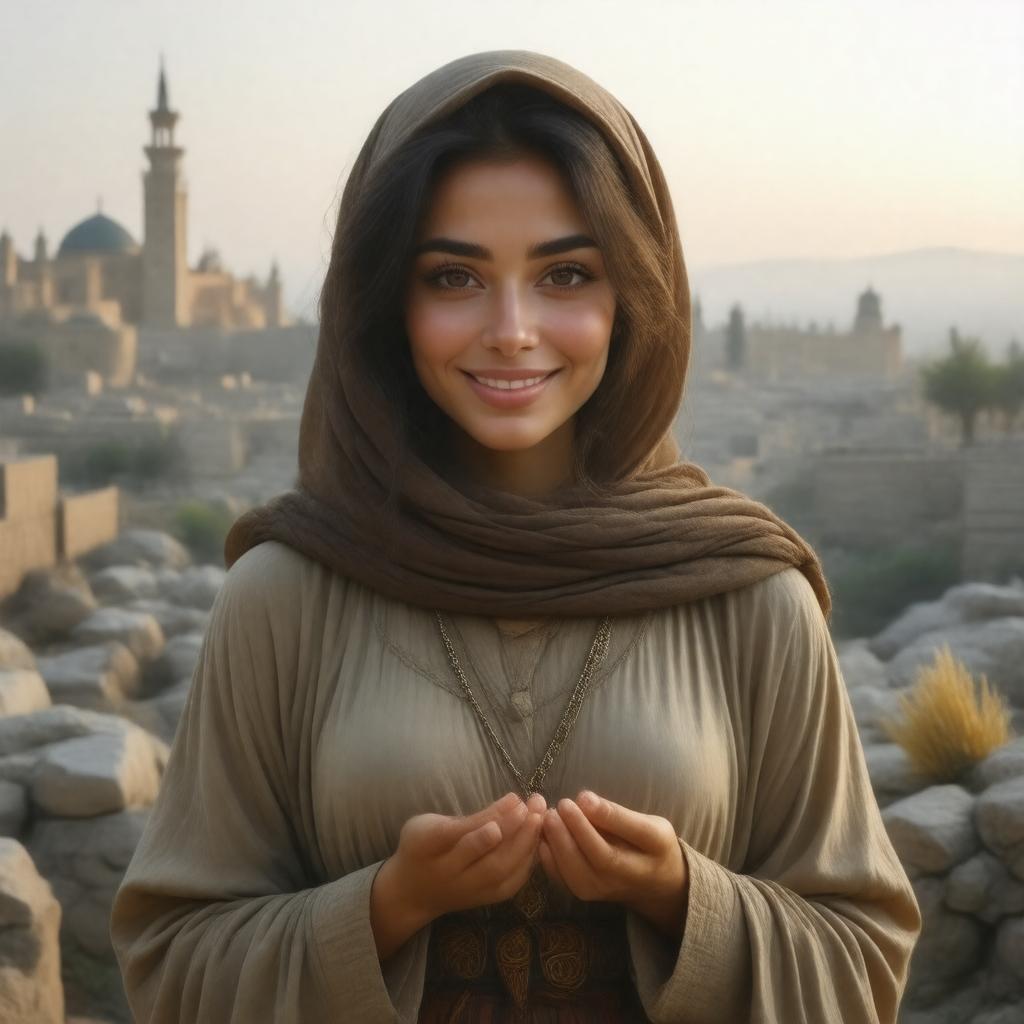 AI-created image of Zaynab bint Khuzayma