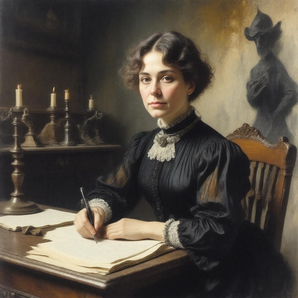 AI-created image of Zealia Bishop