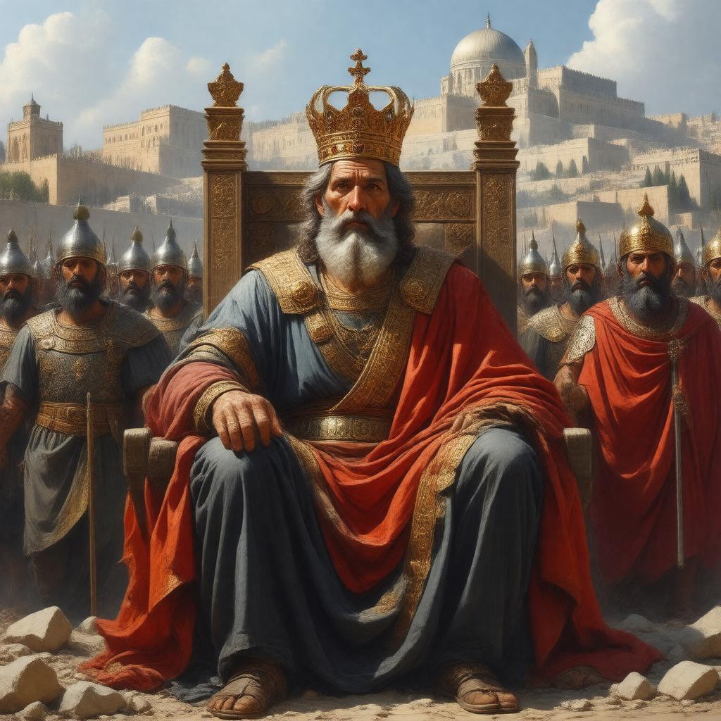AI-created image of Zedekiah