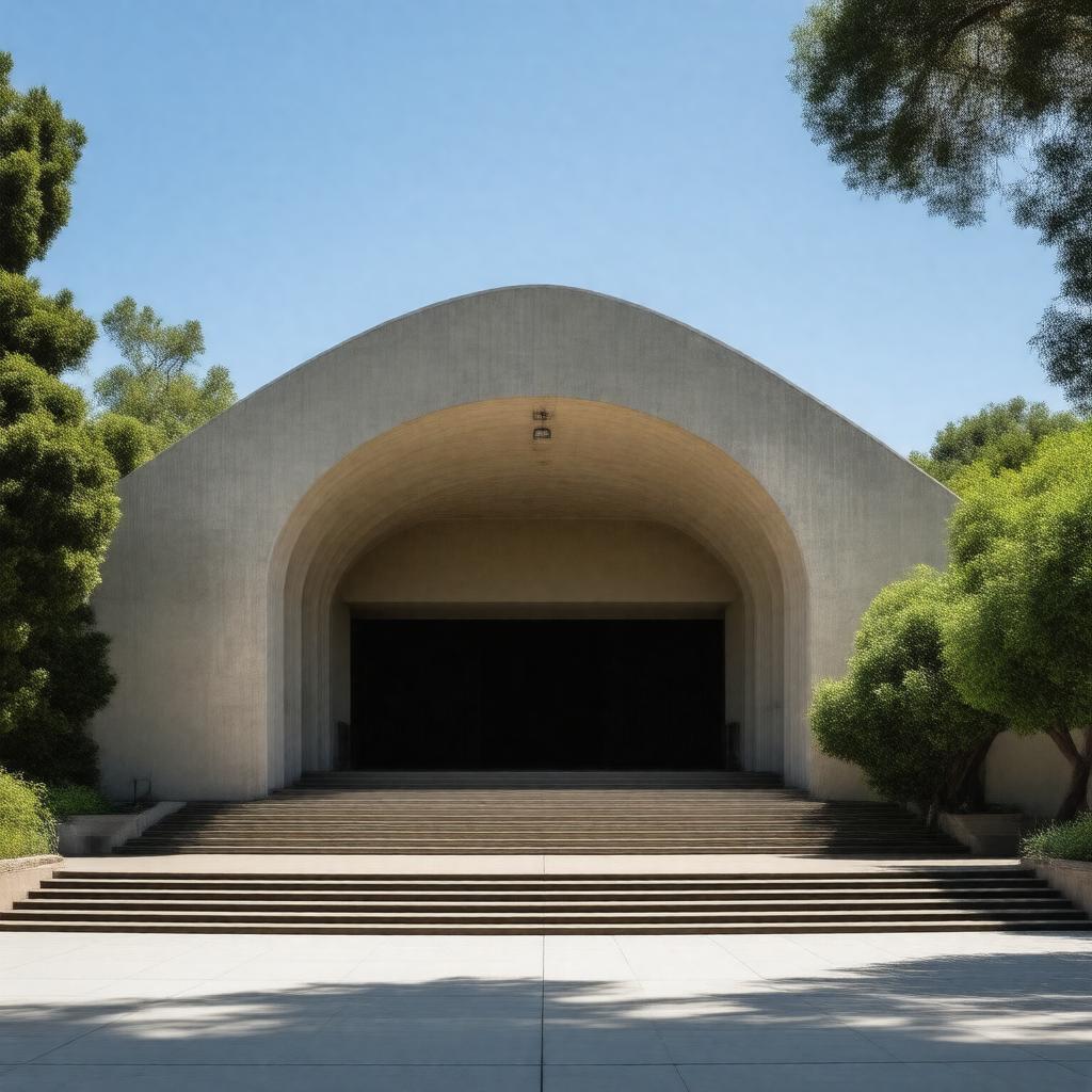 AI-created image of Zellerbach Playhouse