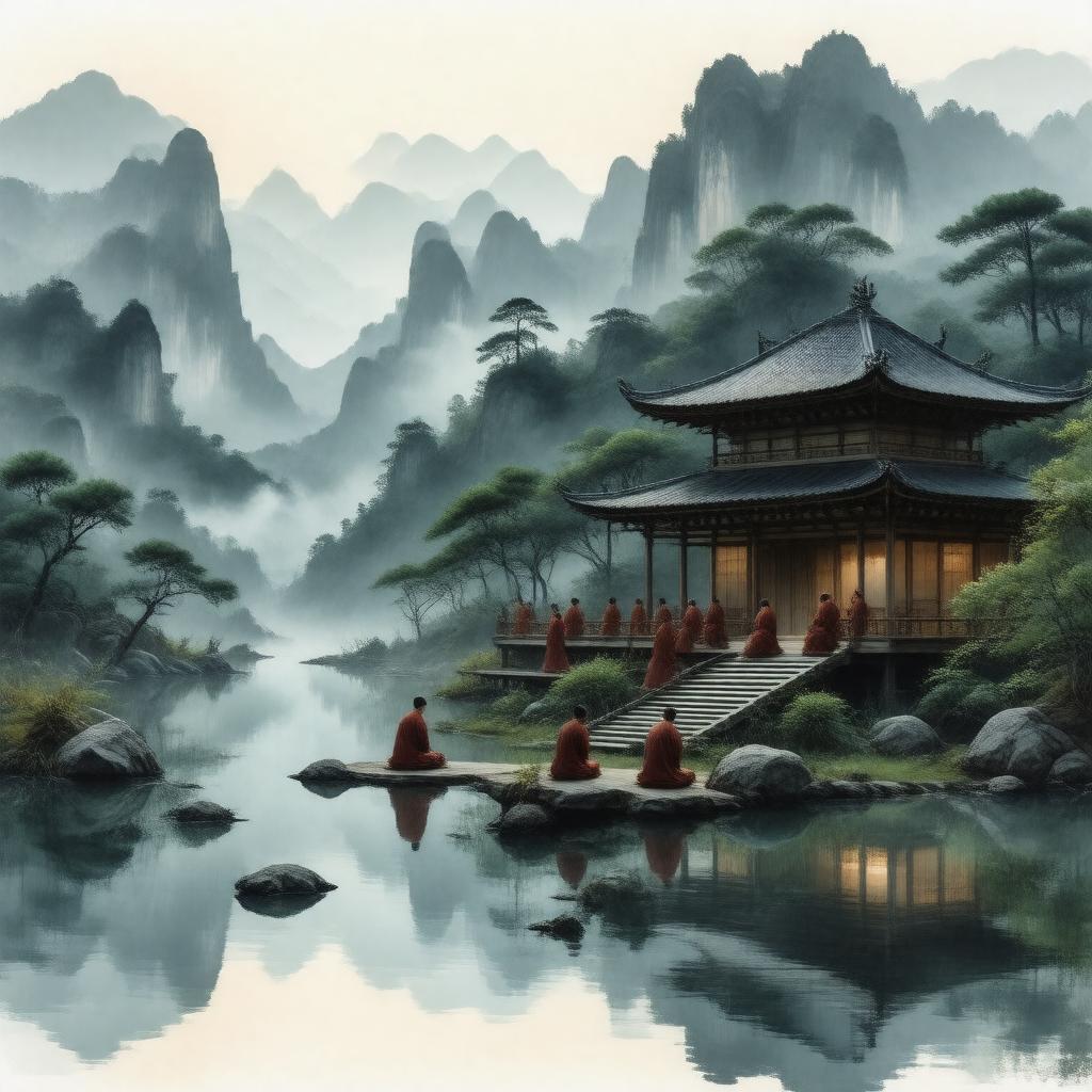 AI-created image of Zen Buddhism