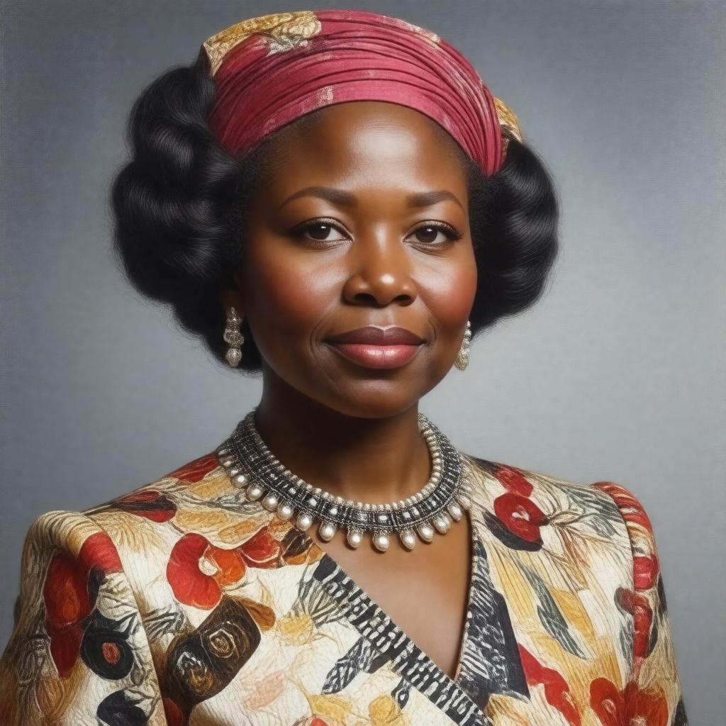 AI-created image of Zenani Mandela