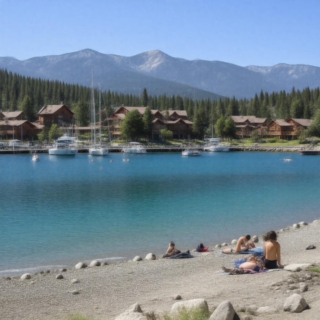 AI-created image of Zephyr Cove Resort & Marina