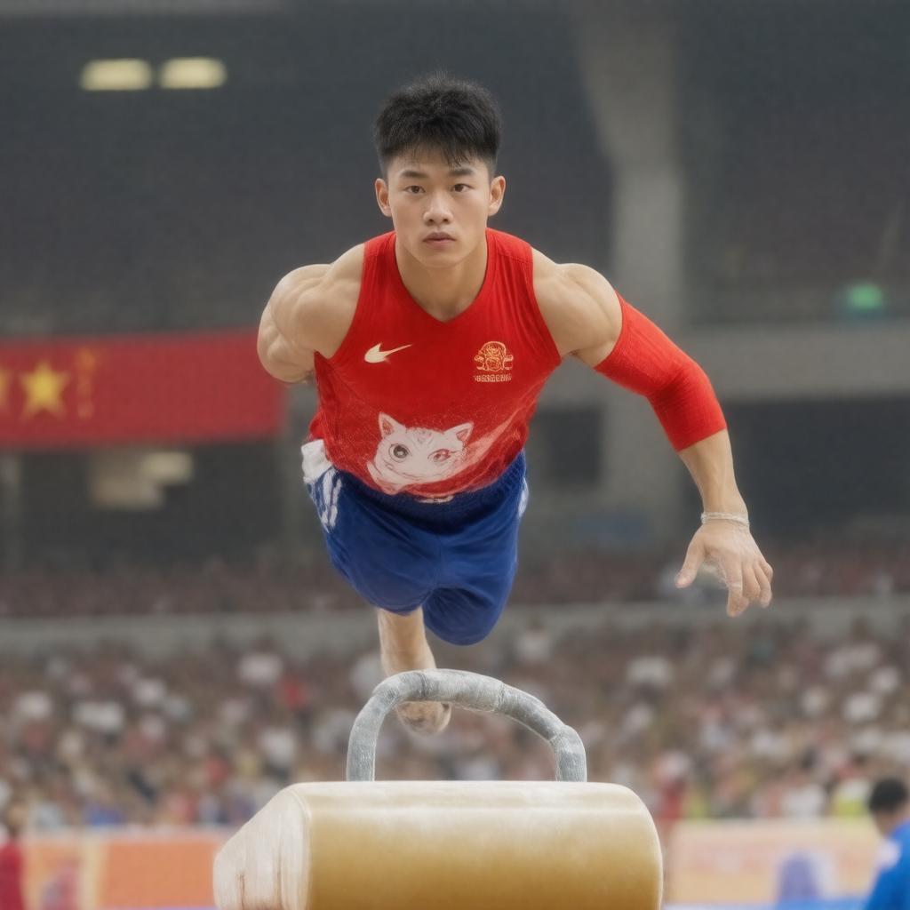 AI-created image of Zhang Boheng