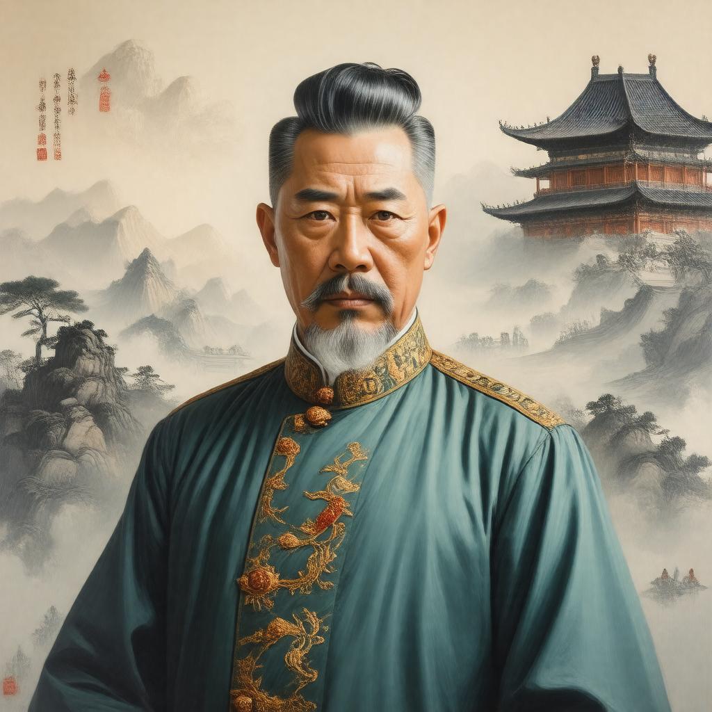AI-created image of Zhang Zuolin