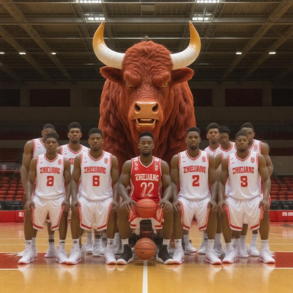 AI-created image of Zhejiang Golden Bulls