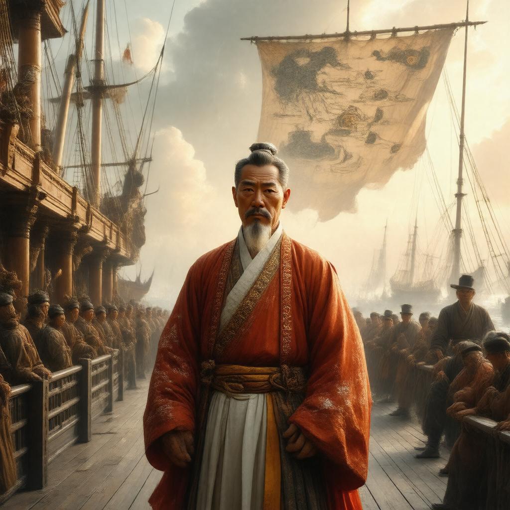 AI-created image of Zheng He