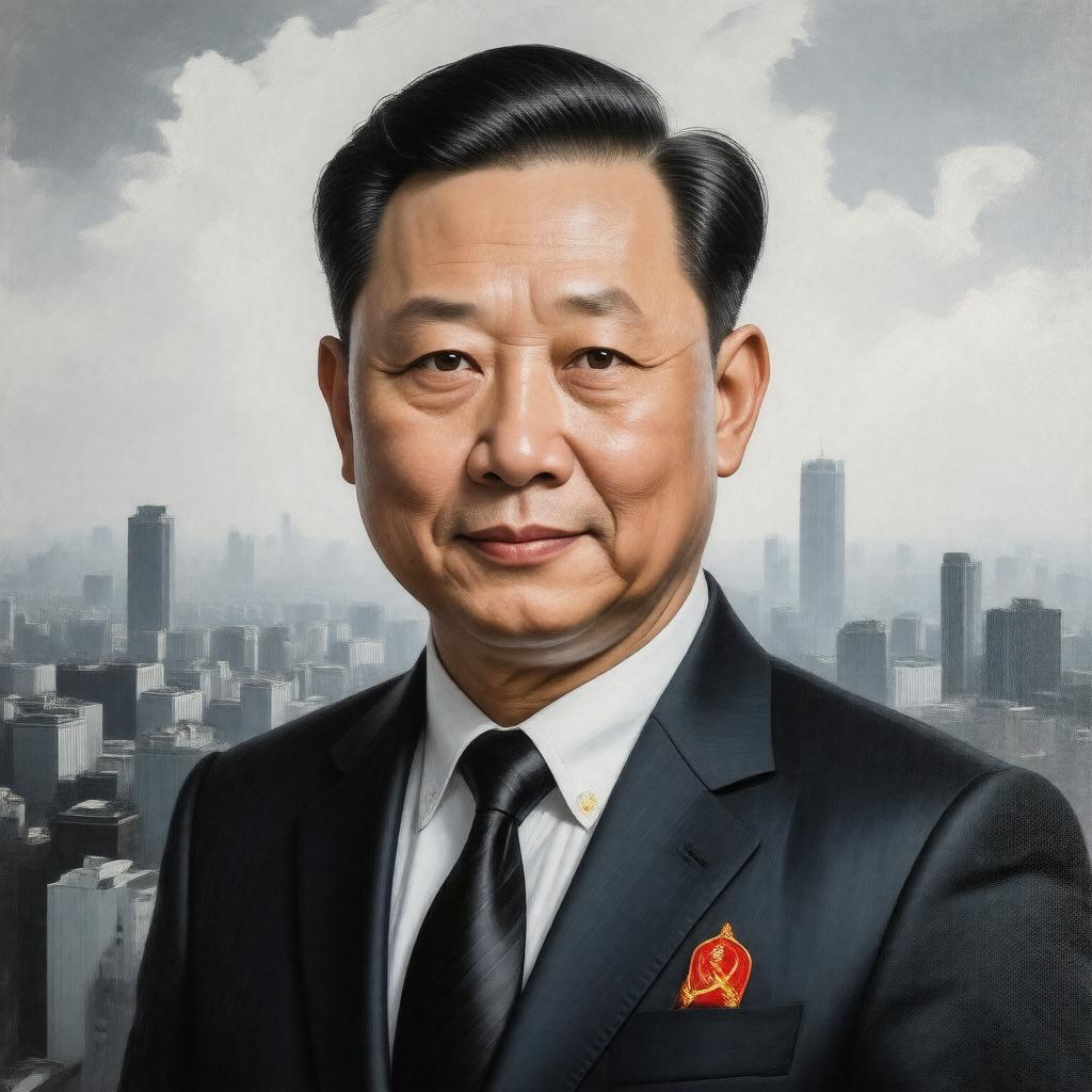 AI-created image of Zheng Shanjie